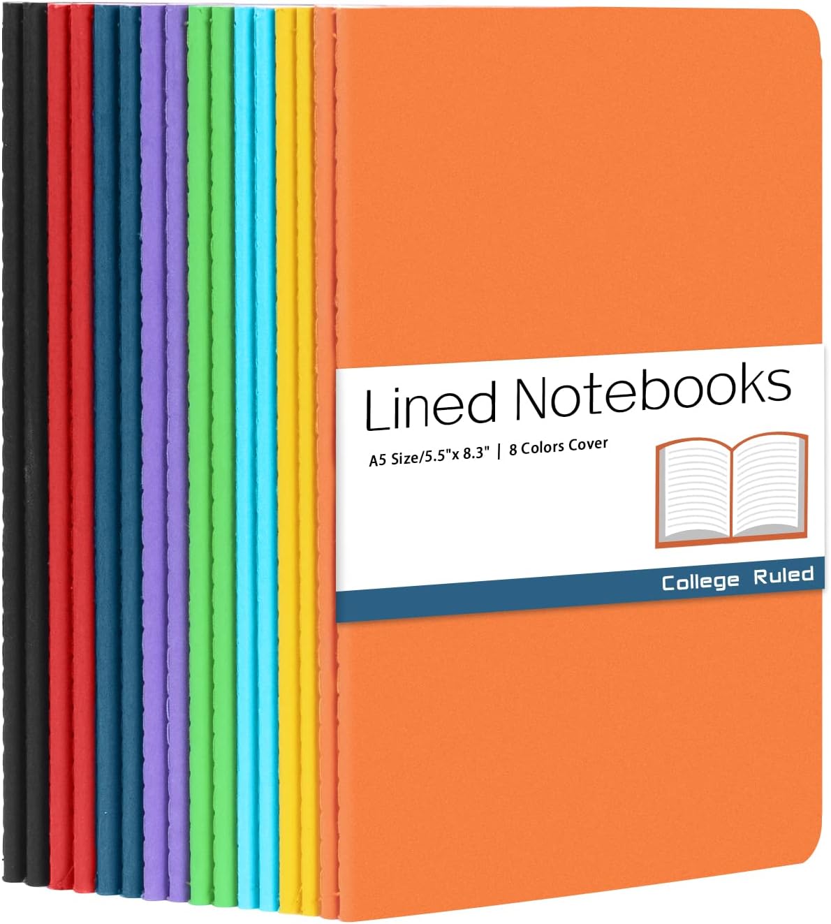 Gwybkq A5 Lined Notebooks Bulk Journals for Kids Writing 16 Packs(5.5x8.3) College Ruled,Colored Notebooks for College Students Teen School Office Supplies Note Taking Gwybkq A5 Lined Notebooks Bulk Journals for Kids Writing 16 Packs(5.5x8.3) College Ruled,Colored Notebooks for College Students Teen School Office Supplies Note Taking
