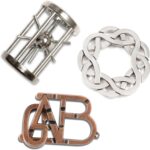 MHY 3-Pack Jumbo Metal Brain Teaser Puzzles Set  Challenging 3D IQ Puzzles for Adults & Teens