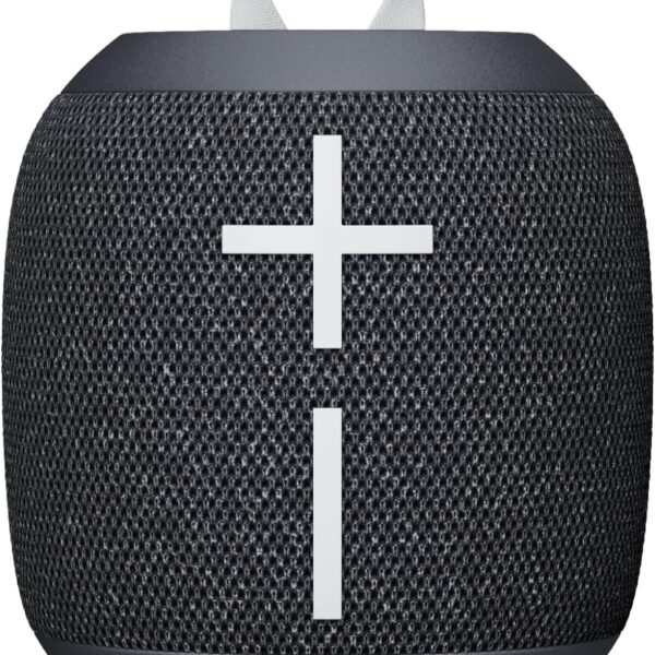Ultimate Ears WONDERBOOM 4 Portable Waterproof Speaker - Black | Balanced 360-degree sound and bass, dustproof floating design, 131ft (40m) wireless range