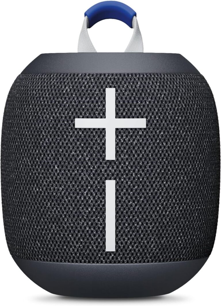 Ultimate Ears WONDERBOOM 4 Portable Waterproof Speaker - Black | Balanced 360-degree sound and bass, dustproof floating design, 131ft (40m) wireless range
