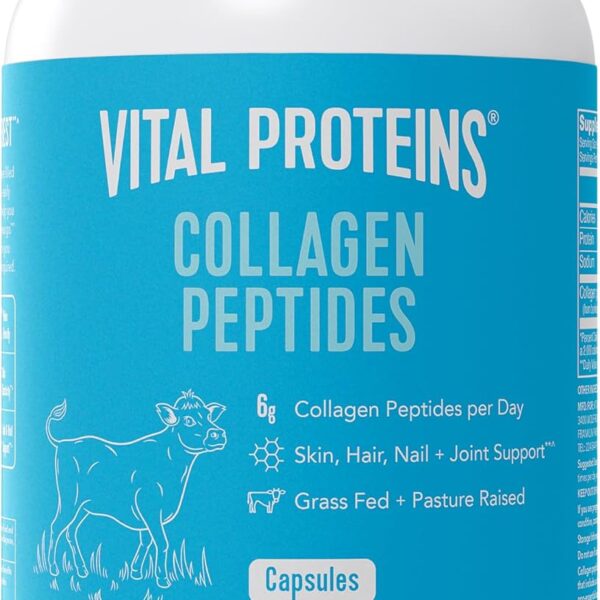 Vital Proteins Collagen Peptides Capsules for Women, Collagen Supplement 360 Capsules