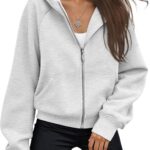 AUTOMET Womens Zip Up Hoodies Fleece Jackets 2026 Oversized Sweatshirts | Fall Fashion Outfits Trendy Winter Fleece Clothes 2026