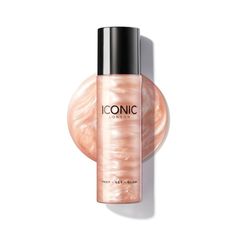 ICONIC LONDON Prep-Set-Glow Makeup Setting Spray | Glowy Finish, 4.22 Fl Oz