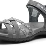 DREAM PAIRS Womens Sandals Light Weight Hiking Sandals for Women Comfortable Athletic Quick-Drying Walking Hiking Water Sandals