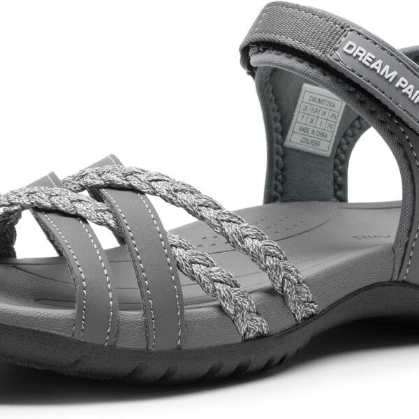 DREAM PAIRS Womens Sandals Light Weight Hiking Sandals for Women Comfortable Athletic Quick-Drying Walking Hiking Water Sandals