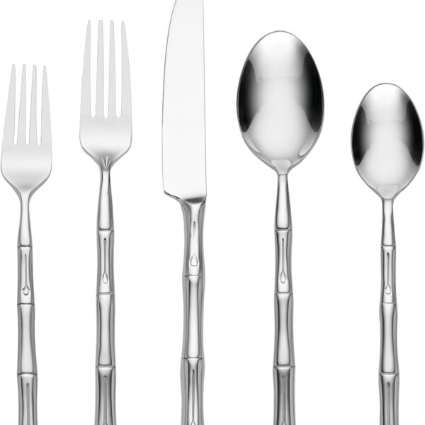 Hampton Forge Hampton Signature  Bamboo  20 Piece Flatware Set, Service for 4