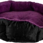 Armarkat Large, Soft Cat Bed - C101NH/ZH, Mulberry/Black (C101HNH/ZH)