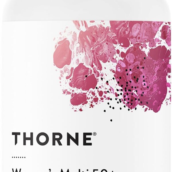 THORNE - Women's Multi 50+ - Comprehensive Daily Multi with Vitamins A, B6, B12, C, D, E, K, Zinc & More - Support Heart, Brain, Bone & Immune Health* - Third-Party Certified - 180 Capsules
