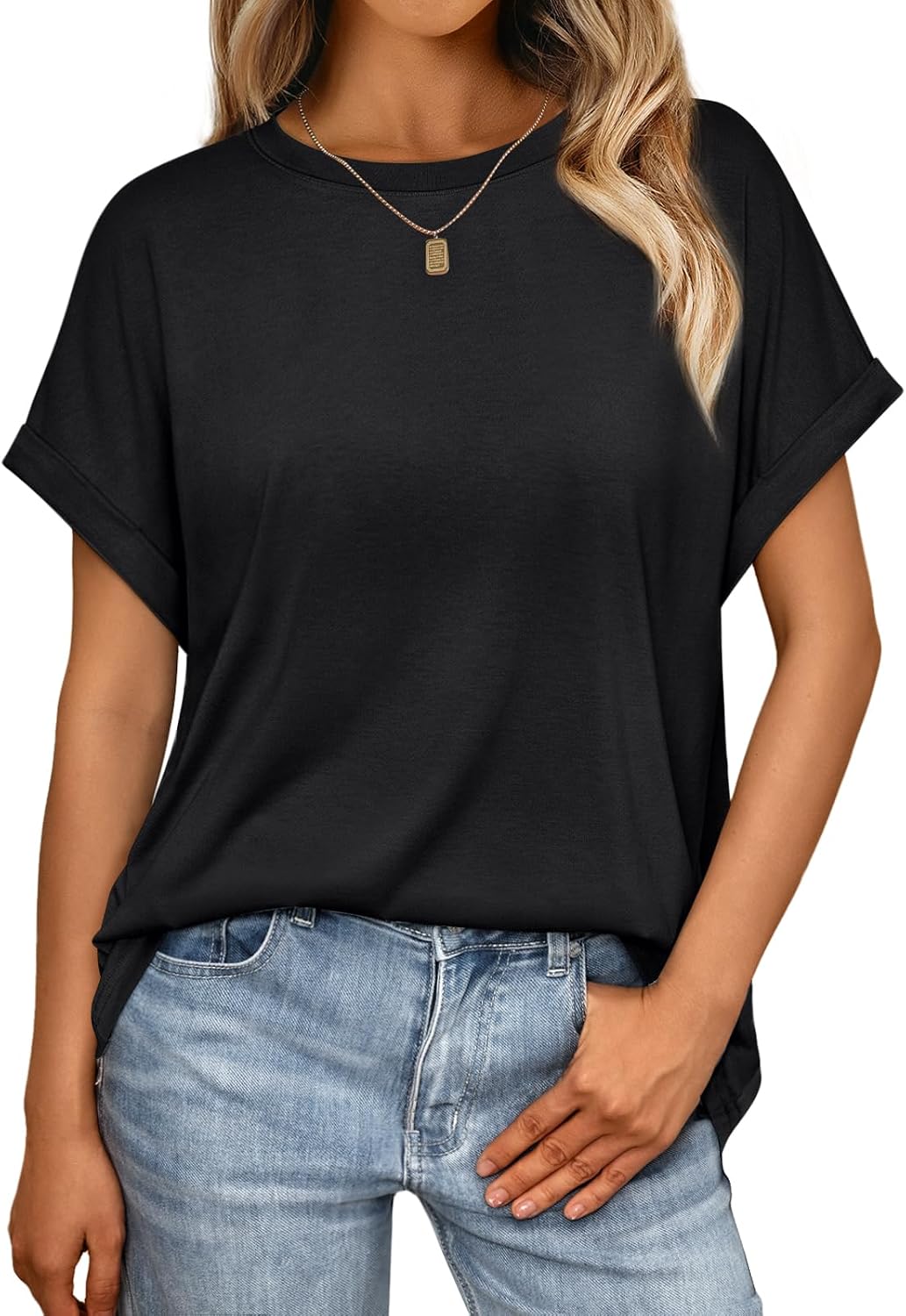 AUTOMET Women's Oversized Short Sleeve T Shirts Casual Summer Everyday Tops AUTOMET Women's Oversized Short Sleeve T Shirts Casual Summer Everyday Tops