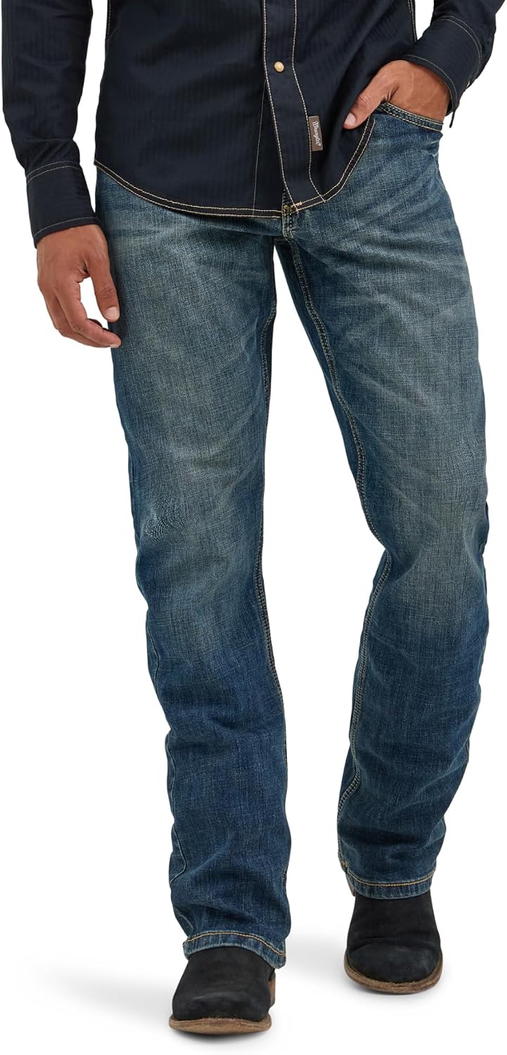 Wrangler Men's Retro Slim Fit Boot Cut Jean Wrangler Men's Retro Slim Fit Boot Cut Jean