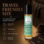 Compare to Aroma Compatible with Wanted by Night for Men Fragrance Body Oil on 1/3 oz (9.86ml) Travel size Roll-On Botlle