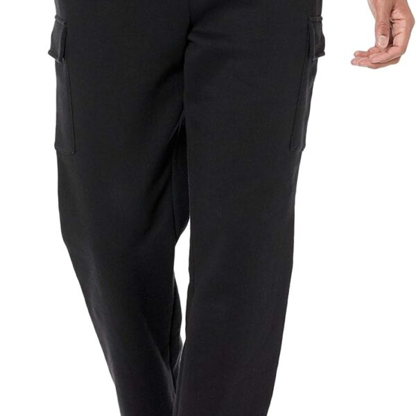 Amazon Essentials Men's Relaxed Fit Cargo Fleece Sweatpants with Open Bottom