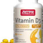 Jarrow Formulas Vitamin D3 62.5 mcg (2,500 IU) - 100 Servings (Softgels) - Bone Health, Immune Support & Calcium Metabolism Support - Vitamin D Supplement - D3 Vitamins - 2500 Vitamin D - Gluten Free