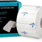 Medline MedFix Dressing Retention Tape with S-Release Liner, Secures Primary Dressings and Medical Appliances, 2" x 11 yd