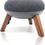 Real Wood Holder Compatible for Google Home mini,nest mini(2nd gen),Small Secure Tripod Accessories for Speaker Better Sound,Sturdy Durable Stable Wooden Stand for Home mini Smart Speaker(Walnut) | secure desktop bracket tripod accessories protect speaker,sturdy stable wooden stand for goole nest mini on table