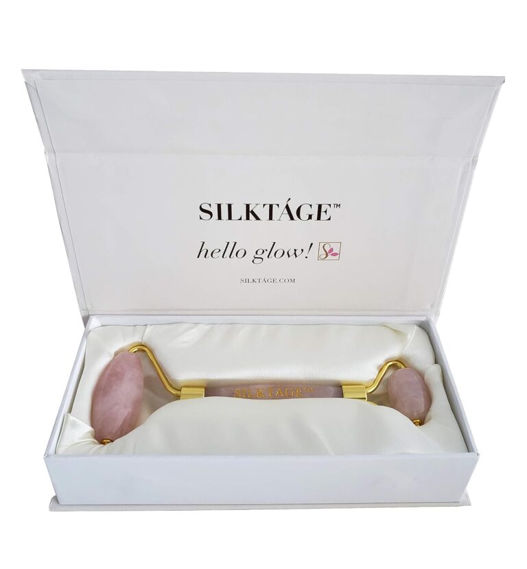 SILKTAGE ROSE QUARTZ FACIAL ROLLER
