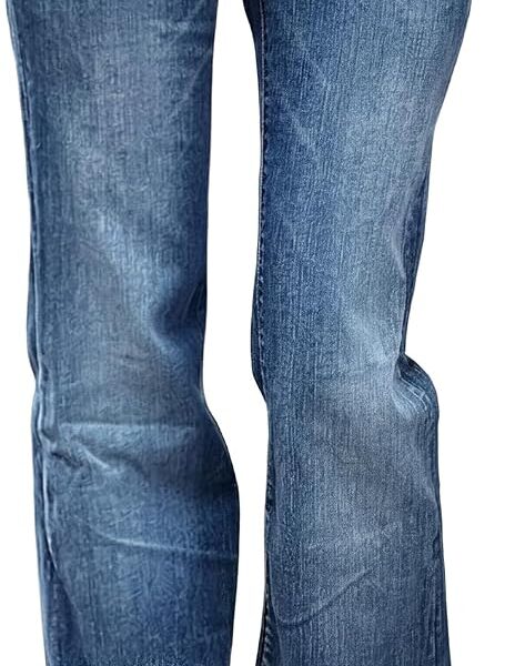 EMMIOL Women High Waisted Flare Jeans Y2K 90s Vintage Stretchy Bootcut BBL Denim Pants Bell Bottom