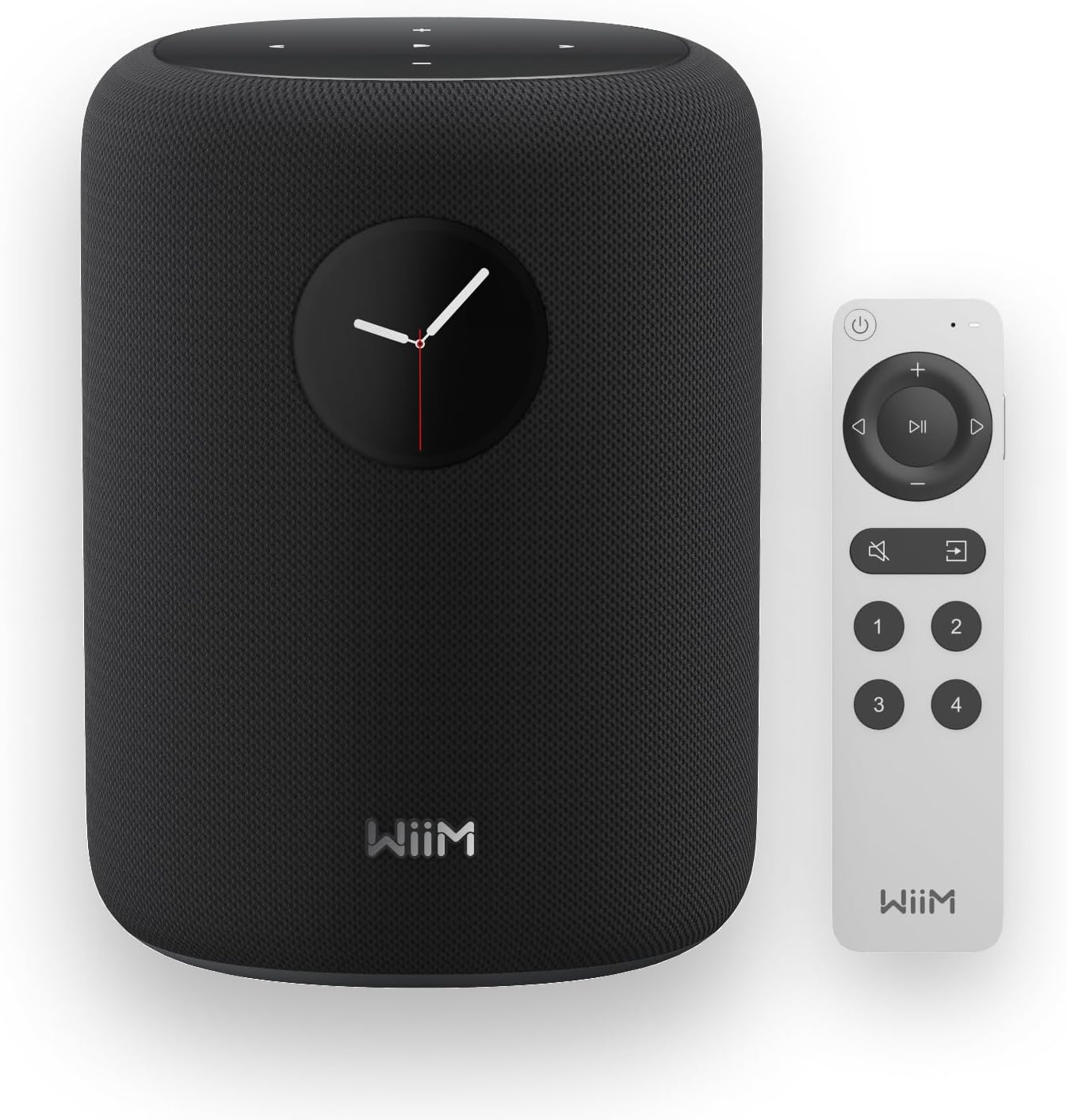 WiiM Sound Smart Speaker with 1.8 Touch Display, HiRes 24bit/192 kHz, AI RoomFit Room Correction, 100W Peak, WiFi 6E/Bluetooth 5.3, MultiRoom & Stereo Pairing, Remote Included, Black WiiM Sound Smart Speaker with 1.8 Touch Display, HiRes 24bit/192 kHz, AI RoomFit Room Correction, 100W Peak, WiFi 6E/Bluetooth 5.3, MultiRoom & Stereo Pairing, Remote Included, Black