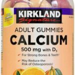 Kirkland Signature Chewable Calcium with Vitamin D3 Adult Gummies, 120 ct x 1 Bottle