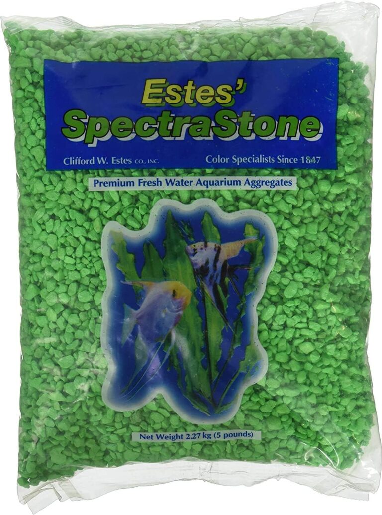 Spectrastone Permaglo Green Aquarium Gravel for Freshwater Aquariums, 5-Pound Bag