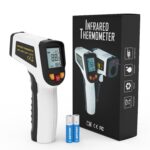 KNINE OUTDOORS Infrared Thermometer Gun, -58 to 1112 | Temp Gun, Laser Temperature Gun, for Cooking, Oven, BBQ, Griddle, Meat, HVAC Engine, Distance to Spot Ratio 12:1, White