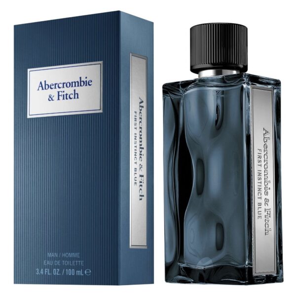 Abercrombie & Fitch First Instinct Blue for Men Eau de Toilette Spray, 3.4 Ounce