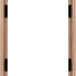 MCS Canvas Float Frames 16x20 Frame, Walnut Woodgrain for Finished Canvases, Vertical & Horizontal Wall Hanging Large with Adhesive for Canvas Paintings (1-Pack)