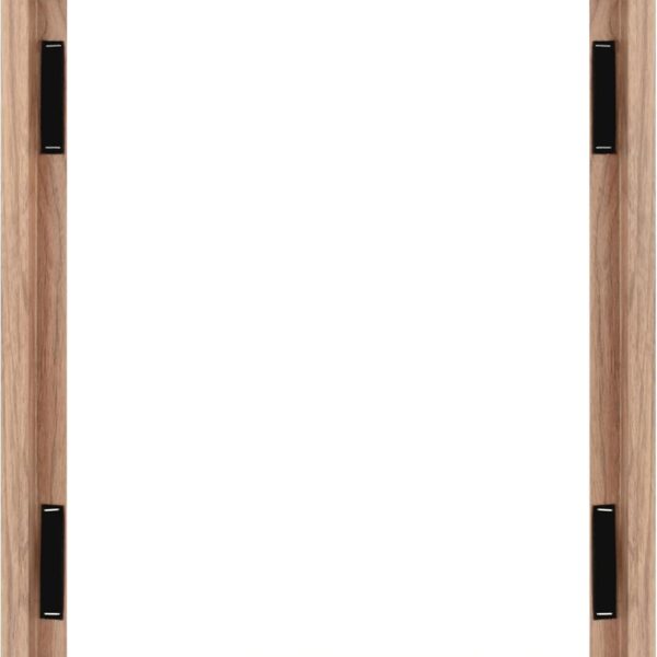 MCS Canvas Float Frames 16x20 Frame, Walnut Woodgrain for Finished Canvases, Vertical & Horizontal Wall Hanging Large with Adhesive for Canvas Paintings (1-Pack)