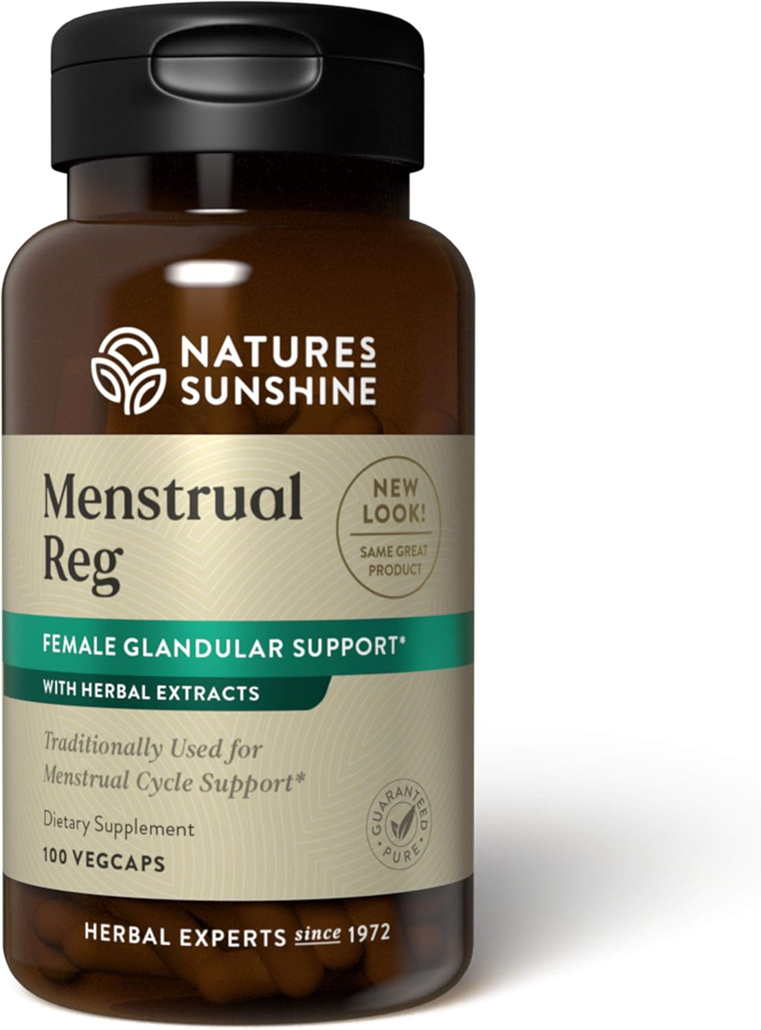 Nature's Sunshine Menstrual Reg, 100 Capsules, Kosher | Herbal Supplement Helps Maintain Hormone Balance and Promotes a More Comfortable Menstrual Cycle Nature's Sunshine Menstrual Reg, 100 Capsules, Kosher | Herbal Supplement Helps Maintain Hormone Balance and Promotes a More Comfortable Menstrual Cycle