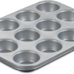 Cuisinart Chef's Classic Nonstick Bakeware 12-Cup Muffin Pan, Silver