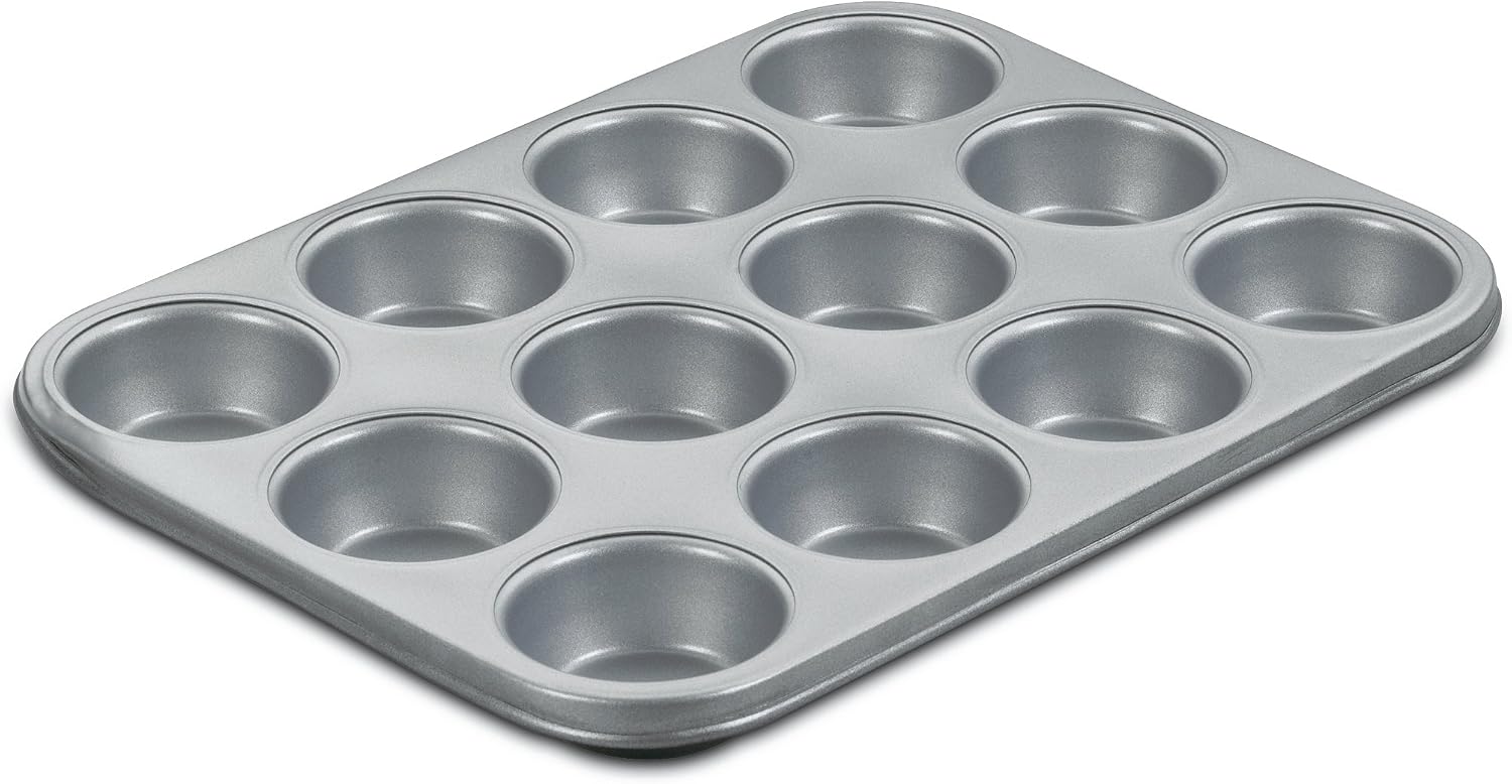 Cuisinart Chef's Classic Nonstick Bakeware 12-Cup Muffin Pan, Silver Cuisinart Chef's Classic Nonstick Bakeware 12-Cup Muffin Pan, Silver