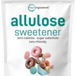Micro Ingredients Allulose Sweetener, 3 lb | Zero Calorie, Plant Based | No Erythritol | No Aftertaste | Vegan Sugar Alternative | Great for Coffee, Drinks, Tea, Cooking & Baking | Keto Friendly