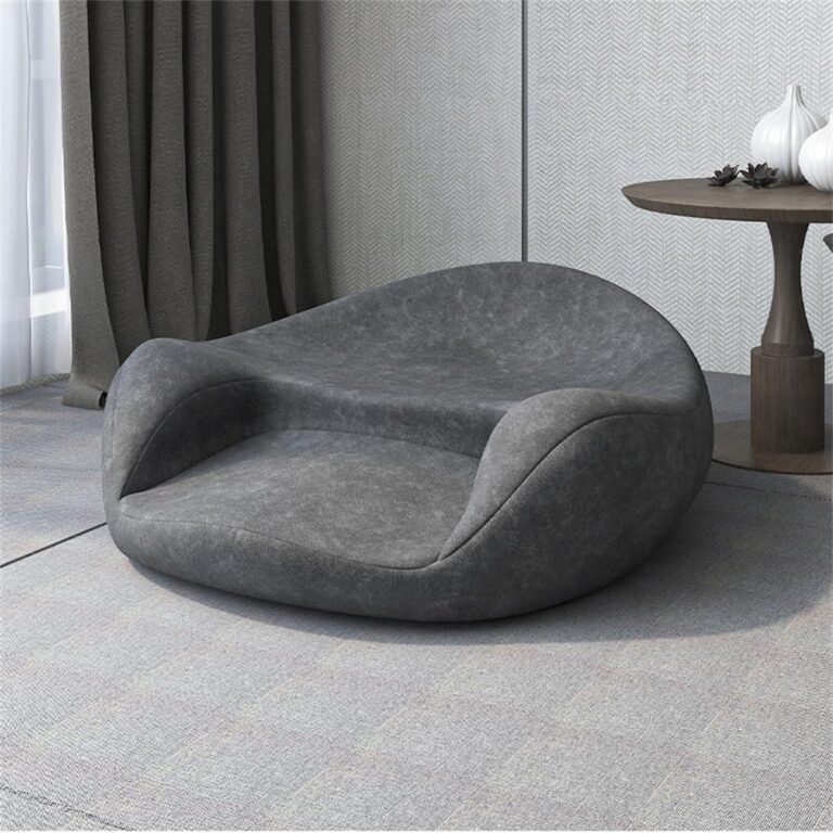 Meditation Cushion Yoga Pillow for Sitting, Meditation Seat with Memory Foam, Ergonomic Design for Comfort, Durable and Non-Collapsing, Ideal for Yoga, Meditation, and Relaxation (Grey)