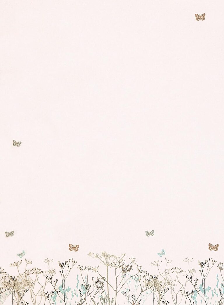 Butterflies Stationery Set (30 sheets and 24 envelopes)
