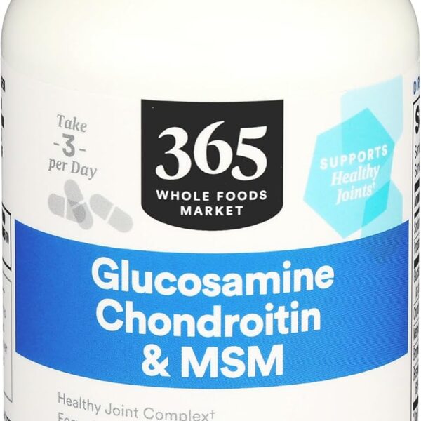 365 by Whole Foods Market, Glucosamine Chondroitin and MMS, 120 Capsules