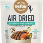 Because Its Better Slow Baked & Air Dried Dog Food - Real Salmon & Veggies - Complete & Balanced Dry Dog Food - Grain Free, High Protein, Natural Nutrition for All Life Stages, 1 lb Bag