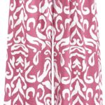PRETTYGARDEN Womens Pants Elastic Waist Floral Lightweight Palazzo Pants for Women Casual Lounge Wide Leg Pants Woman