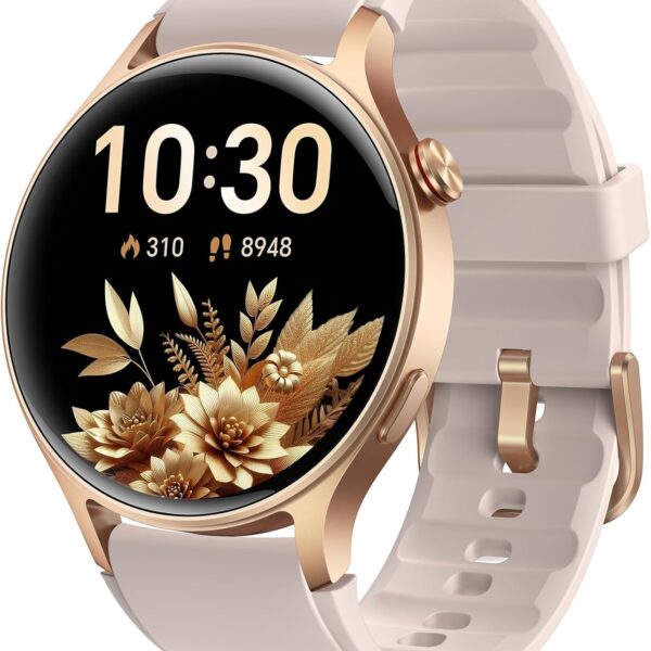 Smart Watch for Women, Answer/Make Call, 1.32'' AMOLED Ultra-Clear Screen | Fitness Tracker with Heart Rate/Sleep/SpO2 Monitor, Smartwatch for iPhone/Samsung/Android, 110+ Sport Modes, 3ATM Waterproof
