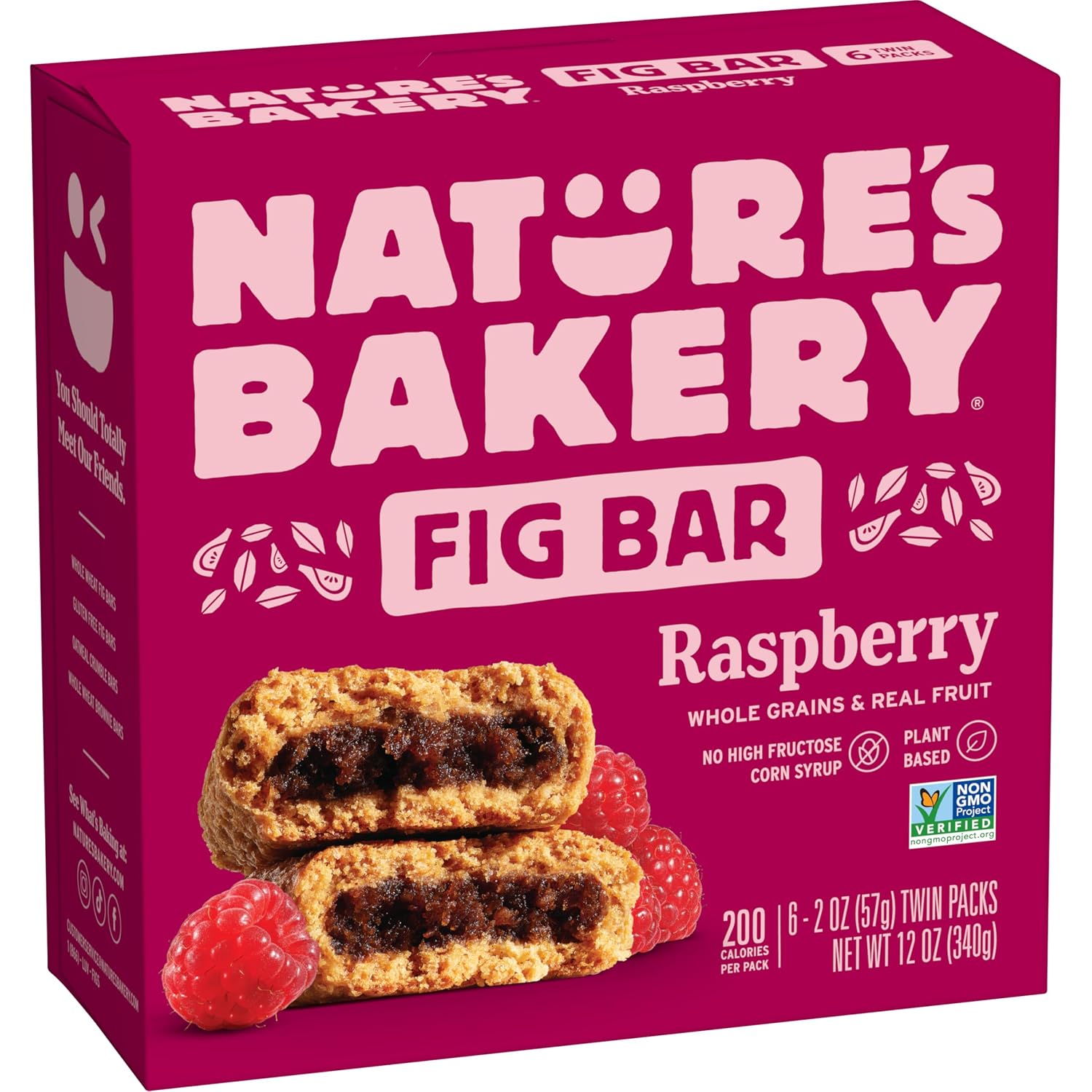 Nature's Bakery Raspberry Fig Bars, 2 Oz, 6 Ct Nature's Bakery Raspberry Fig Bars, 2 Oz, 6 Ct