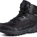 FREE SOLDIER Men's Waterproof Tactical Work Boots Lightweight Comfortable Combat Hiking Boots