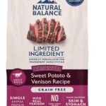 Natural Balance Limited Ingredient Adult Dry Dog Food - Balanced Nutrition for Adult Dogs - Grain-Free, Soy-Free Recipe - Limited Ingredient Formula - 22 lb - Reserve Sweet Potato & Venison Recipe