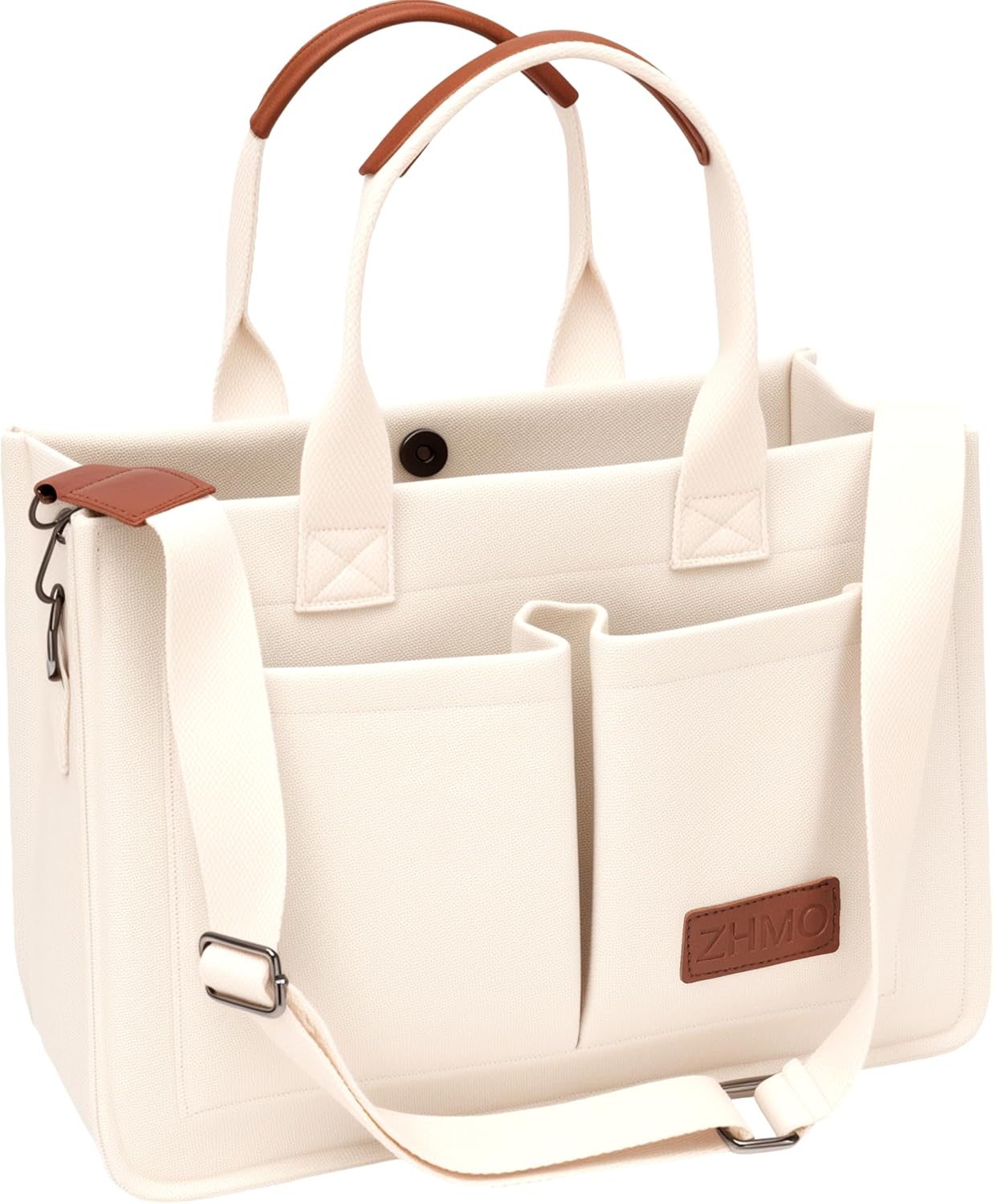 ZHMO Canvas Tote Bag for Women,Women's Bags Crossbody Bags Work Laptop Tote Bag Large Handbags Purse for Travel Nurse Teacher ZHMO Canvas Tote Bag for Women,Women's Bags Crossbody Bags Work Laptop Tote Bag Large Handbags Purse for Travel Nurse Teacher