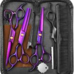 Wenshall Hair Cutting Scissors Professional 6.89 inch Barber Scissors Multifunctional Salon Thinning Scissors Straight Shears Tools for Mother Father Friends' Christmas Gift