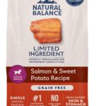 Natural Balance Limited Ingredient Adult Dry Dog Food - Balanced Nutrition for Small Breeds - Grain-Free, Soy-Free Recipe - Limited Ingredient Formula - 4 lb - Reserve Sweet Potato & Bison Recipe