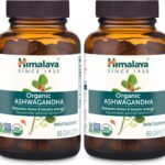 Himalaya Organic Ashwagandha Root, 120 Day Supply - Herbal Adrenal Support Supplements for Stress Relief and Energy Support - USDA Organic, Non-GMO, Vegan, Gluten Free, 670 mg, 120 Caplets