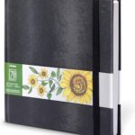 Ohuhu Sketchbook Marker Paper Pad: 8.3"x8.3" Square Art Sketch Book Drawing Papers 78 Sheets/156 Pages 120 LB/200 GSM Hardcover Sketching Books for Alcohol Markers Heavyweight Sketchpad Christmas Gift