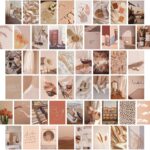 NGETC 50PCS Collage Kit Single-Sided Printed Botanical Illustration Tarot Aesthetic Pictures Retro Art Hippie Room Wall Decor Boho Postcards Pack Nature Posters for Adults Teen Girls Room Decor Collection (lives)