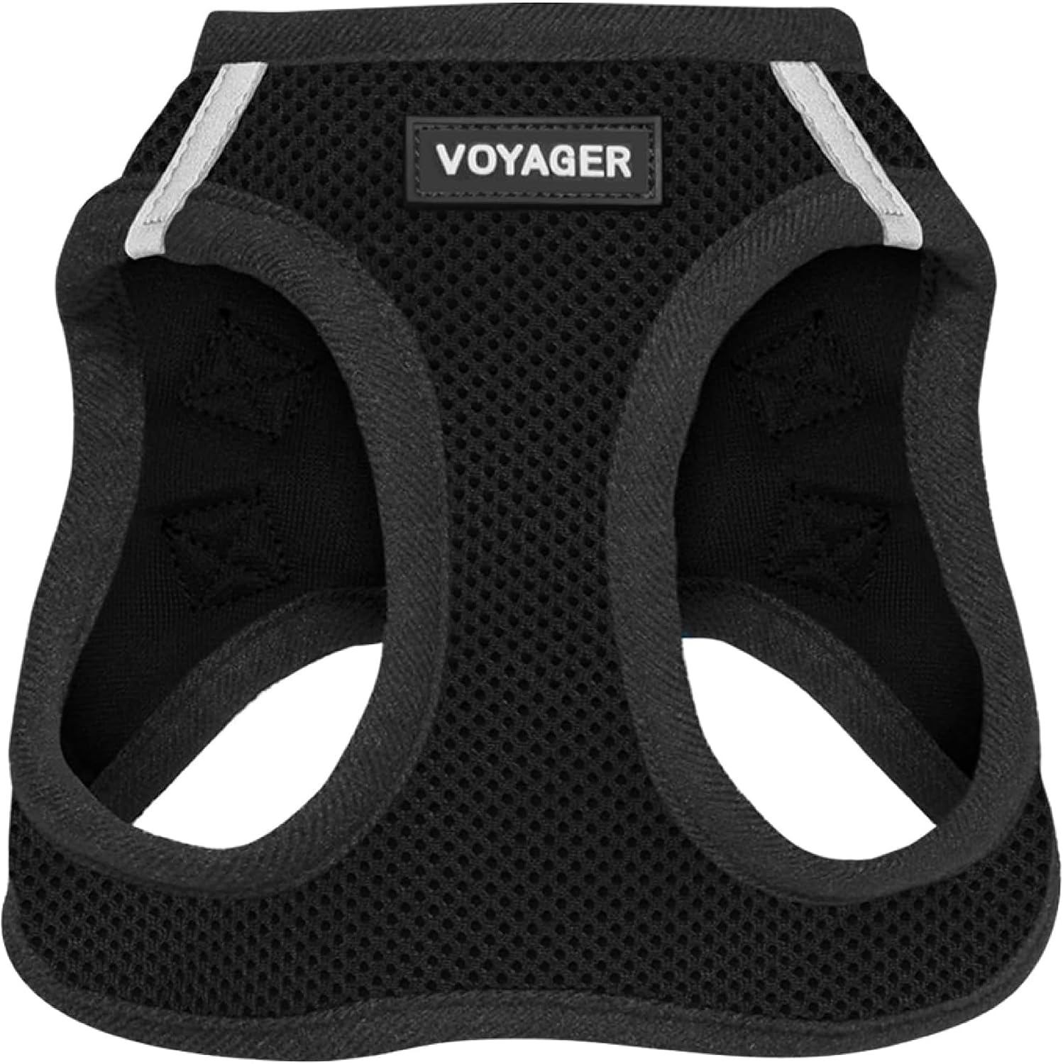 Best Pet Supplies - All Weather Mesh / Plush, Reflective, No Pull Harness for Small, Medium Dogs, Cats - Secure with Hook & Loop Fastener, Buckle, Double D-Rings - Black/Black Trim, M Best Pet Supplies - All Weather Mesh / Plush, Reflective, No Pull Harness for Small, Medium Dogs, Cats - Secure with Hook & Loop Fastener, Buckle, Double D-Rings - Black/Black Trim, M