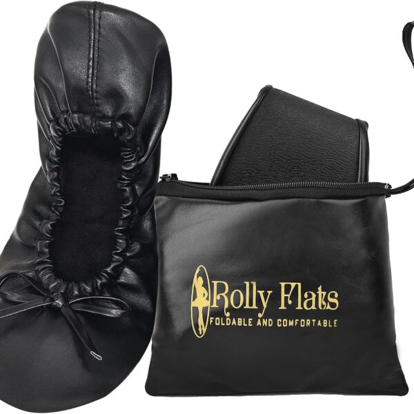 Women's Foldable Ballet Flats Portable Flat Shoes for Travel and Wedding that Fit in Your Purse