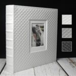fazhongfa Photo Album E-Manny Photo Books for 4x6 Pictures Large Capacity Wedding Albums 500 Hold Photos for Family Couple Memories Book Birthday Anniversary Travel Foto Album Acid Free (White)
